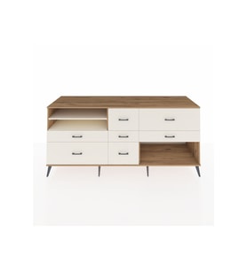 Kronos Konsol 2 Raflı 7 Çekmeceli  220x59x99 Çam-Aytaşı/Aytaşı