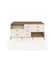 Kronos Konsol 2 Raflı 7 Çekmeceli  220x59x99 Çam-Aytaşı/Aytaşı