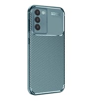 Vivo V30 Lite 4g Kılıf Auto Focus Karbon Kapak - Koyu Yeşil