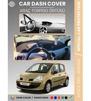 RENAULT MODUS (2004-2012) Torpido Örtüsü Ön Göğüs Koruma Torpido Koruma Tam Uyum Çatlamayı Önler