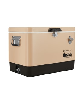 KingCamp Premium Cooler Box 51 Lt. Soğutucu Buzluk (Bej)