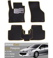PEUGEOT 407 SEDAN (2004-2010) Uyumlu EVA Paspas Tam Set–Araca Özel,Oto Paspas,Kolay Montaj