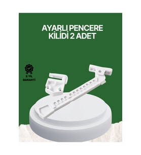 Çocuk ve Evcil Hayvanlar İçin Pencere Emniyet Kilidi 2 Adet
