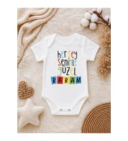 Her Şey Seninle Güzel Babam Yazılı Bebek Zıbını – Baba Temalı Renkli Bebek Body