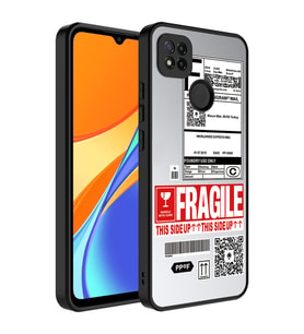 Xiaomi Redmi 9C Kılıf Aynalı Desenli Kamera Korumalı Parlak Zore Mirror Kılıf Fragile