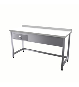 Vital  VCT-PC-166 Çalışma Tezgahı Polietilen Tablalı Çekmeceli