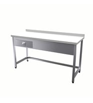 Vital  VCT-PC-166 Çalışma Tezgahı Polietilen Tablalı Çekmeceli