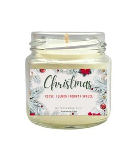 Aromaterapi Soya Mum, Yeni Yıl Soya Mumu 102 (chirstmas) , 75gr