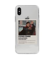Iphone X / Xs Uyumlu Dr. Strange Benedict Cumberbatch Desenli Şeffaf Telefon Kılıfı