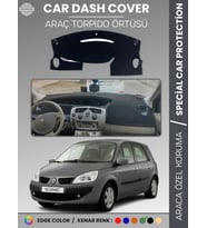 RENAULT SCENIC 2 (2003-2009) Torpido Örtüsü Ön Göğüs Koruma Torpido Koruma Tam Uyum Çatlamayı Önler