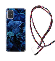 Samsung a71 A72 A73 A7 A9 2018 C7 C9 Kılıf Boyun Asklı Rasta Silikon Blue Foid 1628