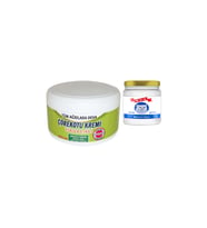 Çörek Otu 200 ml Ağrı Kremi Green + 50 ml Snow Kitten Krem / Diz Dirsek İskelet Sırt Bel Kas Eklem Ağrılarına Masaj Seti