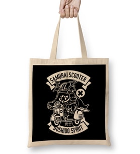 Samurai Scooter Bushido Spirit Bez Çanta Uzun Saplı