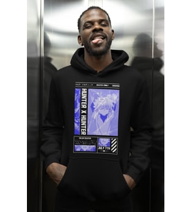 Killua Zoldyck Hunter X Hunter Baskılı Unisex Oversize Anime Karakter Hoodie