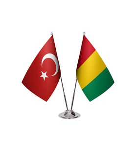 Gine İkili Masa Bayrağı