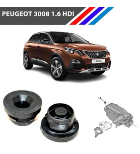 Otozet Peugeot 3008 1.6 HDI Hava Filtre Kutu Lastiği 2 Adetli Takım 1422A3
