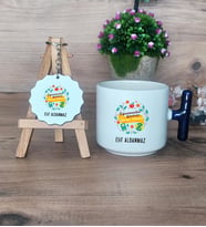 Öğretmenler Günü Hediyesi Hediye Seti Kupa Bardak T Kulplu ve Anahtarlık Öğretmenler Günü Hediyesi (Model 2)