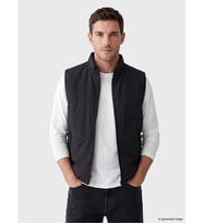LCWAIKIKI Classic Siyah Regular Fit Dik Yaka Erkek Yelek