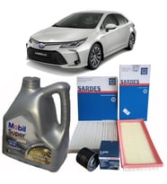 2019-2022 TOYOTA COROLLA BENZİNLİ MOTORLAR İÇİN PERİYODİK BAKIM SETİ MOBİL 5W 30