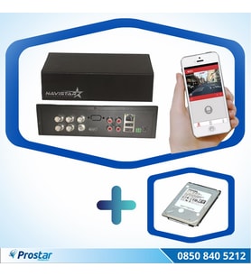 4 Kanal Mobil Dvr Kayıt Cihazı 320 Gb Harddisk Dahil Uzaktan İzleme Destekli Hdmi