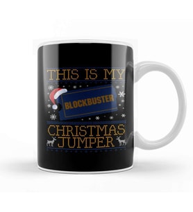 This Is My Blockbuster Christmas Jumper Kupa Bardak Porselen