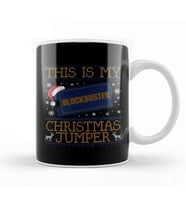 This Is My Blockbuster Christmas Jumper Kupa Bardak Porselen