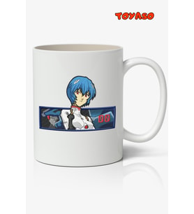 Neon Genesis Evangelion Rei Ayanami Anime Kişiye Özel Temalı Kupa Bardak Sevgiliye Arkadaşa Hediye (Beyaz)