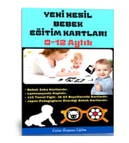 Yeni Nesil Bebek Eğitim Zeka Kartları 0-12 AY (Bebek Zeka Kartları)