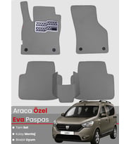 DACİA DOKKER (2012-2023) Uyumlu EVA Paspas Tam Set–Araca Özel,Su Geçirmez,Kolay Montaj