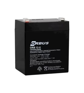Orb12-5 12 Volt 5 Amper Kuru Akü (90X70X101 Mm)