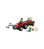 LEGO-60461 City Römorklu Kırmızı Çiftlik Traktörü ve Koyun
