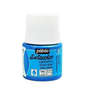 Pebeo Setacolor Light Fabric Fluorescent (Fosforlu) Kumaş Boyası 35 BLUE 