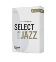 D\'addario Woodwinds Organic Select Jazz Unfiled Alto Saksafon Kamışı - 3 Soft (10\'lu Kutu)