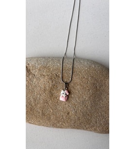 Hellokitty uçlu çelik kolye