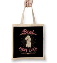 Poodle Mom 02 Bez Çanta Uzun Saplı