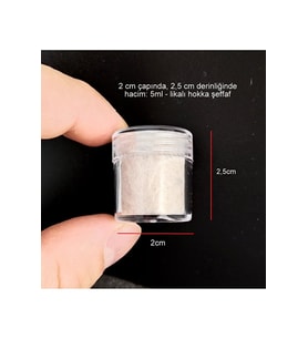 Likalı Hokka Şeffaf-hat Sanatı, Kaligrafi, Minyatür, Tezhip, Boyama Mürekkep Kutusu-5ml