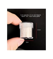 Likalı Hokka Şeffaf-hat Sanatı, Kaligrafi, Minyatür, Tezhip, Boyama Mürekkep Kutusu-5ml (Çok Renkli)