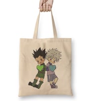 Hunter X Hunter Green And Blue Bez Çanta Uzun Saplı