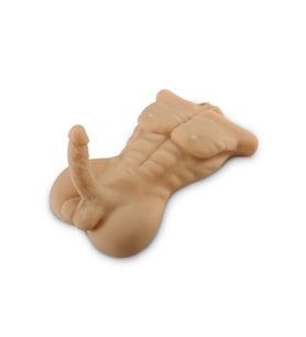 2 İşlevli Gerçek Ölçülerde Realistik 18 cm Penisli Erkek Vücut - Daniel