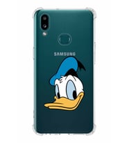 Samsung Galaxy A10s  Köşe Korumalı Antişok Kapak Donald Duck Tasarımlı Şeffaf  Kılıf