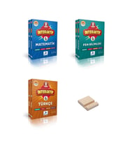 LGS 8. Sınıf İnteraktif Matematik Fen Bilimleri ve Türkçe Soru Kütüphanesi 3lü Set