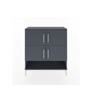 Arges Şifonyer 4 Raflı 4 Kapaklı 88x30x96 Antrasit-Antrasit
