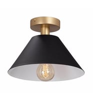 RİOLİGHT RETRO TEKLİ METAL PLOFONYER AVİZE (Siyah)