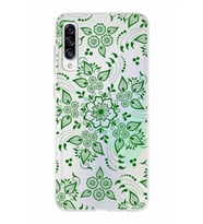 Samsung Galaxy A30s  Kapak Nostalji Desen Tasarımlı Şeffaf Silikon Kılıf