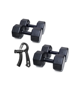 PS SPOR 2 SET DAMBIL = 7 KG X 2 ADET- 10 KG X 2 ADET + AYARLANABİLİR SAYAÇLI EL YAYI