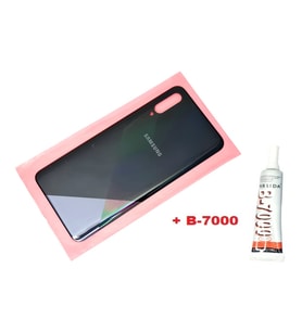 Samsung Galaxy A30S A307 Arka Pil Batarya Kapağı (B-7000) SİYAH