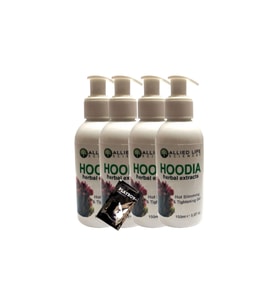 Hoodia Hot Slimming & Tight Gel 4 Adet Bel Basen Bacak Fazla Kilo Yağ Parçalayıcı Sıkılaştırıcı 150 ml + Jel Hediye