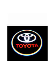 ToyotaAraçlar İçin Pilli Yapıştırmalı Kapı Altı Led Logo-Projektör