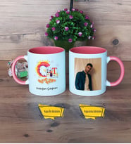 Grafiker Kupa Bardak Pembe Fotoğraflı Grafikere Hediye