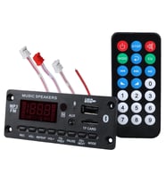 Ayt Magicvoice G010 Usb Sd Kart Bluetooth Oto Teyp Çevirici Kumandalı 2x25W Anfi Çıkışlı Dijital Player Board